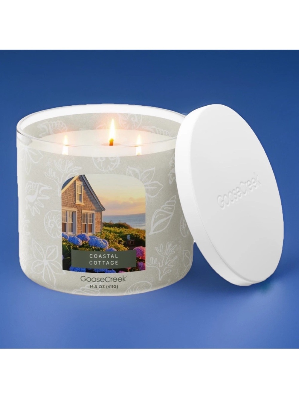 Goose Creek 3-Wick Candle- Coastal Cottage (14.5 oz)